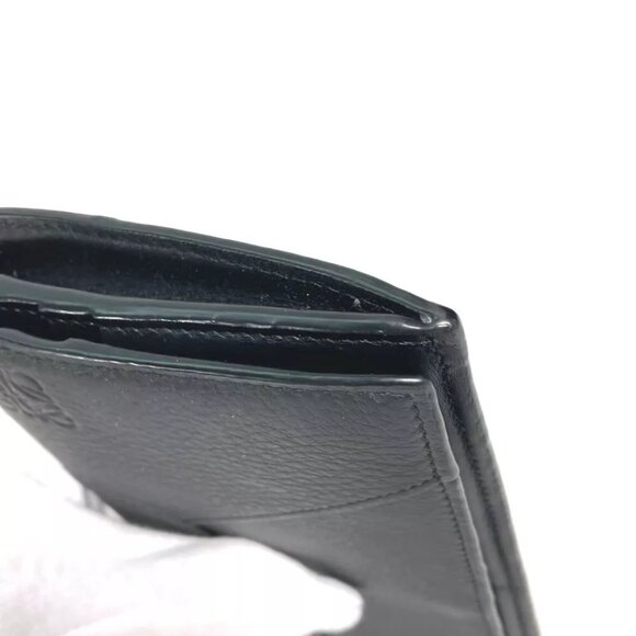 LOEWE Long wallet puzzle Two fold Long Wallet Leather Black - Picture 10 of 13
